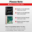 FUWANG Touch Keyboard Case for iPad Air 13 inch M4 2026/M3 2025/M2 2024 & iPad Pro 12.9 6th 5th 4th 3rd Gen, 360° Swivel Backlit for iPad Air 13 inch Case Keyboard with Multi-Touch Trackpad