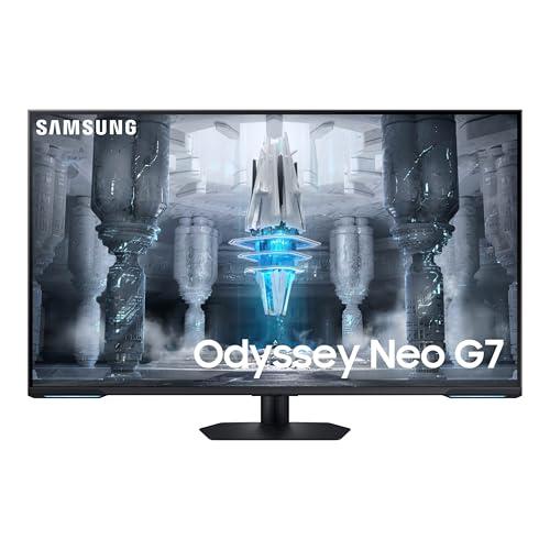 SAMSUNG 43" Odyssey Neo G7 Series 4K UHD Smart Gaming Monitor, 144Hz, 1ms, VESA Display HDR600, Quantum Matrix Technology, AMD FreeSync Premium Pro, LS43CG702NNXZA, Black