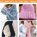 50% Wool Yarn for Crocheting and Knitting,131yds/120m Crochet Yarn for Beginners, Suitable for Sweater,Scarf,Hat(Apple Green)