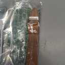 22mm 20mm 18mm 16mm Leather Band Compatible with Garmin Vivoactive 6 5 3 Venu 3S 2, Top Grain Quick Release Genuine Leather Strap for Samsung Galaxy Watch 7 6 5 4 Band/Forerunner 55 245 255 Men Women (Brown)