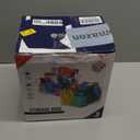 ClearSpace XL Clear Plastic Storage Bins - 2 Pack for Kitchen Cabinet and Fridge Organization