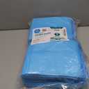 MED PRIDE Disposable Chux Pads 23in X 36in, Super Absorbent Bed Pads for Incontinence, Underpads for Adults, Kids, Pets (50 Count (Pack of 1) Blue/White)