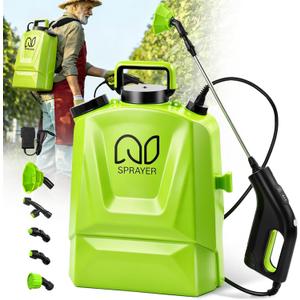 Battery Powered Backpack Sprayer 4 Gallon, Electric Garden Sprayer in Lawn
