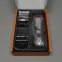 oneisall Dog Clippers for Grooming for Thick Heavy Coats/Low Noise Rechargeable Cordless Pet Shaver with Stainless Steel Blade/Waterproof Dog Shaver for Dogs Pets and Animals (Sliver)