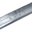 Garage Door Vertical Track Replacement,76 Inch Spliced Track for Garage Doors, Galvanized Steel Hardware Tracks for Left and Right Vertical Brackets, Compatible with 2 Inch Rollers