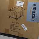 Outdoor Cat House for Feral Cats, Extra Large Insulated Stray Cat Shelter, Weatherproof Elevated Outside Cat and Dog House, Waterproof Cat Tent Pet House for Winter and Summer