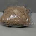 NeColorLife Square Ottoman Cover Large, Stretch Square Ottoman Covers Slipcover, Knitted Jacquard Cover for Storage Stool, Footstool Protection for Living Room, Light Coffee, Large