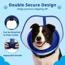 Soft Dog Cone Collar, Inflatable Cones Alternative After Surgery with Anti-Lick Shield, for Large/Medium/Small Dogs to Stop Licking, Elizabethan Neck Ecollars of Shame, Comfy Pillow E Recovery
