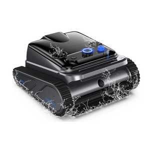 Y50 Cordless Robotic Pool Cleaner, Pool Vacuum for Inground Pools, Automatic Cleaners Up to 2,000sq.ft Wall & Waterline Cleaning, Double Filtration, 300- Battery Life Smart Navigation (Black)