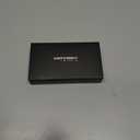 Weekly Pill Organizer 1 Time a Day  Travel Pill Case 7 Day, Small Pill Box 8 Compartments Push Open, with Color Slots, Medicine Organizer for Fish Oil, Vitamins, with Wrist Lanyard, BPA Free, Black