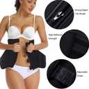 HOPLYNN Neoprene Sweat Waist Trainer Corset Trimmer Shaper Belt for Women (Black, M)