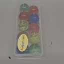 Large Glass Marbles for Decoration 35mm 10pcs Assorted Colour Marble Game Learning and Outdoor Play for Kids and Adult