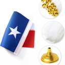 WXTWK 12 Pack American USA Texas Desk Flag Small Mini US Texas State Table Flags With Stand Base Festival Events Celebration Decorations