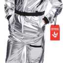 Morph Astronaut Costume Adult, Space Suit Men, Mens Halloween Costume Astronaut Suits, Nasa Costumes Adult (Large, Silver)