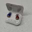 Rechargeable Hearing Aids for Seniors with Hearing Loss, They are Equipped with a Smart Noise Reduction chip, Providing Clear Sound Quality and Comfortable Wearing. Super-mini, Auto-On/Off