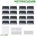 16 Pack Solar Staircase Lights Solar Deck Lights Outdoor Fit for Fence Deck Step Yard or Garden