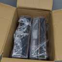 Vinyl Record Player with Dual Stereo Bookshelf Speakers Vintage Turntable with Bluetooth Wireless Playback Belt Drive 3-Speed Playback Record Player Support RCA Out Auto Stop (Wooden)