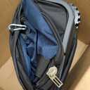 Rolling Duffle Bag with Wheels,110L/140L Expandable Soft-Sided Foldable Duffle Bag with 2 Rubber Wheels,Packable 32 Rolling Carry-On with Multi-Pockets & Compartments (Dark blue), 31.5"x14.2"x15" / 31.5"x14.2"x19"