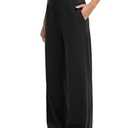 SUUKSESS Women Casual Wide Leg Pants 2025 High Waisted Lounge Work Pant with Pockets (Black, M)