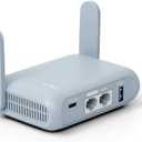 GL.iNet GL-MT3000 (Beryl AX) Portable Travel Router, Pocket-Sized Wi-Fi 6 Wireless Travel Gigabit Router, with OpenVPN & Wireguard for Public & Hotel Wi-Fi Use, Suitable for Cruise/RV/Airplane/Hotel