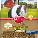 Kaytee Timothy Complete Guinea Pig Food, Made with Timothy Hay, High in Fiber, Supports Dental Health and Digestion, Long-lasting Vitamin C, 5 pounds (EXP 01/02/26)