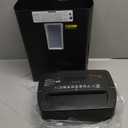 Bonsaii 12-Sheet Cross Cut Paper Shredder, 5.5 Gal Home Office Heavy Duty Shredder for Paper, Credit Card, Mail, Staples, with Transparent Window, High Security Level P-4 (C275-A)