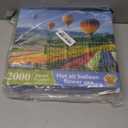 2000 Piece Puzzle for Adults – Colorful Hot Air Balloons Over Tulip Fields & Mountains – Vibrant Nature Jigsaw Puzzle – Challenging for Adults, Families & Puzzle Lovers – 39" x 28"