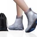 Waterproof Shoe Covers, Reusable Shoe Covers Non-Slip Shoes Boots for Outdoor Cycling Camping Fishing Travel