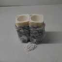 8 Pack 4-inch Plant Pots Indoor Garden Decorative Flower pots Small Self-Watering Planters for Small Plants WindowSill Planters for Succulents, African Violets, Herbs(Sliver Black)