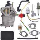 GP5500 0J58620157 Carburetor for Generac GP5000 GP5500 GP6500 GP6500E GP7500E 0J58620157 5KW 5.5KW 6.5KW 389cc 8125W 188F 190F Portable Generator 0G8442A111 Carb