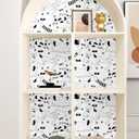 Peel and Stick Wallpaper Black and White Contact Paper Modern Dog Animal Wall Paper Textured Self Adhesive Removable Wallpaper for Nursery Kids Room Cabinets Shelf Liner Vinyl Roll 17.5"x102"