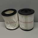 2 Pack Cartridge Filter for Craftsman 17816 9-17816 Wet/Dry Air Filter Replacement Part fit 5/6/8/12/16/32 Gallon & Larger Vacuum Cleaner