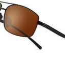 SUNGAIT Ultra Lightweight Rectangular Polarized Sunglasses Men UV400 Protection