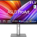 ASUS ProArt Display 32 (31.5" viewable) Professional Monitor (PA329CRV) - IPS, 4K UHD (3840 x 2160), 98% DCI-P3, Color Accuracy E < 2, Calman Verified, USB-C PD 96W, Daisy-Chain, VESA DisplayHDR400