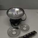 Nostalgia 2 Tier Electric Chocolate Fondue Fountain Machine for Parties  Melts Cheese, Queso, Candy, and Liqueur  Dip Strawberries, Apple Wedges, Vegetables, and More  24Ounce  Black, Small