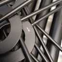 Ripeng 2 Pcs 4-Tier Rotating Retail Display Stand - Spinning Display Rack with Wheels for Earring Jewelry Keychains - Adjustable Movable Shop Spinner for Vendor Events & Stores Craft Shows, Black