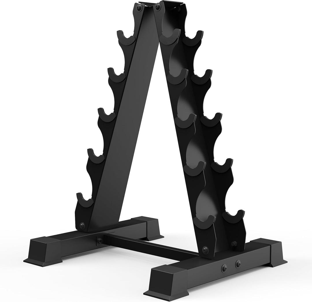 5/6 Tier A-Frame Dumbbell Rack Stand Only, 300/480LBS Weight Capacity
