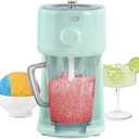 Dash Deluxe Shaved Ice & Slushy Maker - Easy-to-Use Slushy & Snow Cone Maker - Includes Serving Pitcher & Recipe Guide for Homemade Treats - Aqua