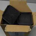 Bed Risers and Furniture Risers, Heavy Duty Adjustable Lifting Blocks for Couches, Desks, and Chairs, Elevates 1.53 or 4.3 Inches, Holds up to 4000 lbs (Black)