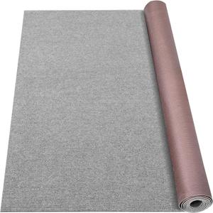 Grefinity Marine Carpet,6 FT x 10 FT Gray Indoor Outdoor Carpet 0.2" Thick Boat Carpet with Water-Proof TPE Backing, Non-Slide Outdoor Marine Carpet Roll for Home, Patio, Porch, Deck