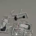 Fireplace Stocking and Garland Hanger, 2 in 1 Mantel Hanger for Garland, Fireplace Stocking Holders for Mantle Garland Hooks for Xmas Holiday Home Party Decoration,Fits 0.31-3.5Mantles (White, 3)