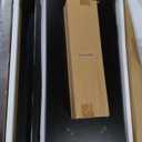 Giluta Tall Black Rattan Cabinet, 44" H Sideboard Storage Cabinet, Entryway Cabinets Wood 2 Door, Accent Cabinet with Adjustable Shelves Rustic