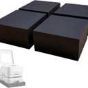 2-Inch Height Lift Porta Potty Pads 4 Pack - 4x4x2 Inch Universal Base for Portable, RV, Cassette Toilets, Anti-Slip Trimmable EVA Pads with Adhesive