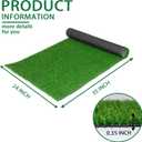 Artificial Grass Turf Lawn 35x24in Realistic Fake Grass Carpet
