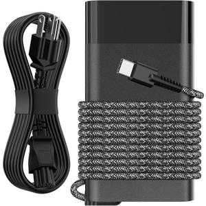 New 65W USB C Laptop Charger Compatible with HP Spectre x360, Elitebook x360, Envy, Omnibook, Pavilion, Elite x2,ChromebookType C Power Cord Ac Adapter