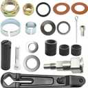 98262A1 Upper Gimbal Steering Arm Shaft Kit, Replacement for MerCruiser Alpha One Gen 2, Replacement for Mercruiser Bravo, Replaces 866322A01 866718A01