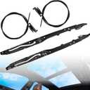 FL3Z16502C22 Sunroof Glass Repair Kit, Fits 2015-2020 F ord F150 F250 F350 F450 Super Duty Expedition L incoln Navigator, Includes FL3Z1651071A FL3Z1651071B Sunroof Track Assembly