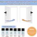 Anti-Theft Video Doorbell Mount, No Drill Ring Doorbell Holder for Apartment Hotel Rental Homes, Compatible with Ring Wireless Video Doorbell 4/3/3 Plus/2/1/Pro/2021/(2020 Release)