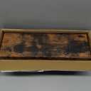 upsimples Floating Shelves for Wall, Wall Shelves for Decor Storage Set of 6, Wall Mounted Wood Shelf for Bedroom, Living Room, Bathroom, Kitchen, Picture Ledge Shelf, Brown (15.7in)