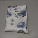 Navy Blue Floral Tablecloth Rectangle, 60x102 Inch Spring Summer Watercolor Flower Vintage Blue and White Fabric Table Cloth,Waterproof Table Cover for Dining Picnic Camping Party Decoration